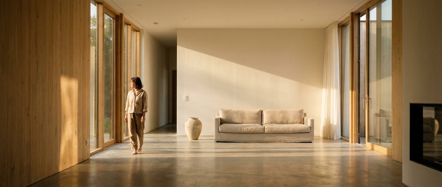 A calm, light-filled home